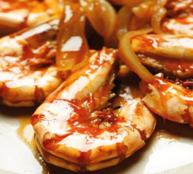 gamberetti all'aceto balsamico